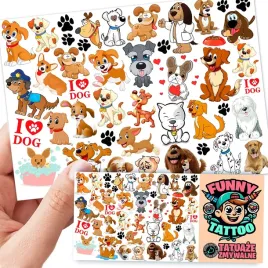 tatuaze-zmywalne-dla-dzieci-dzieciece-psy-dogs-wzory-jakosc