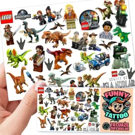 tatuaze-zmywalne-dla-dzieci-dzieciece-lego-jurassic-world-wzory-jakosc