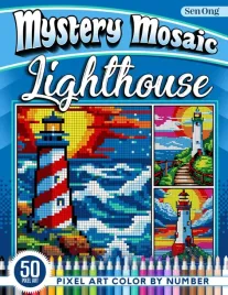 lighthouse-landscapes-mystery-mosaics-color-by-number-50-pixel-art-scenes