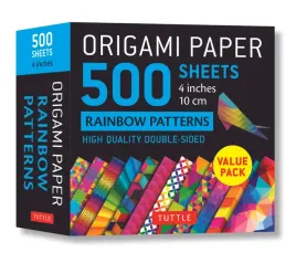 origami-paper-500-sheets-rainbow-patterns-4-10-cm-tuttle-origami-paper