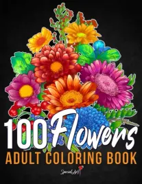 100-flowers-an-adult-coloring-book-with-more-than-100-coloring-pages-with