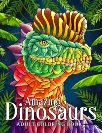 amazing-dinosaurs-coloring-book-for-adults-with-dinosaurs-with-ornaments
