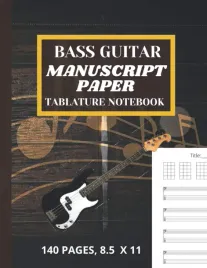 bass-guitar-manuscript-tab-paper-notebook-4-string-blank-tabs-with-notatio