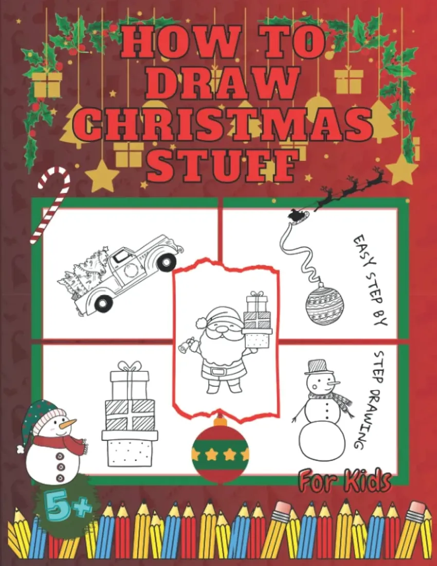 how-to-draw-christmas-stuff-book-for-kids-easy-techniques-and-simple-step-stan-nowy