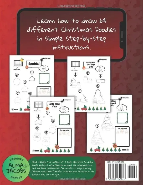 how-to-draw-christmas-stuff-book-for-kids-easy-techniques-and-simple-step-
