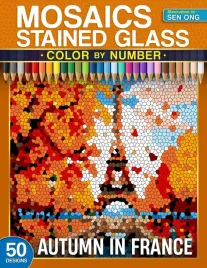 autumn-in-france-stained-glass-mosaics-color-by-number-50-breathtaking-fre