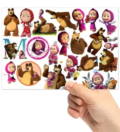 tatuaze-zmywalne-dla-dzieci-dzieciece-masza-i-niedzwiedz-wzory-jakosc