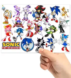 tatuaze-zmywalne-wodne-dla-dzieci-dzieciece-sonic-wzory-super-jakosc