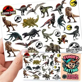 tatuaze-zmywalne-dla-dzieci-dzieciece-jurassic-wzory-jakosc