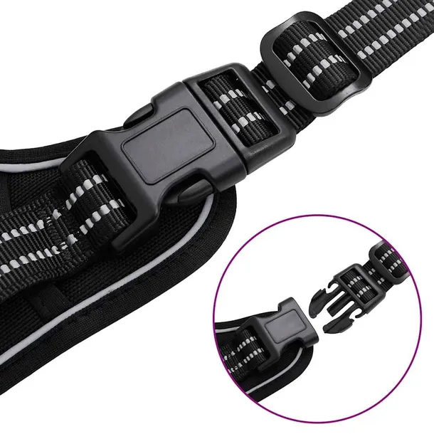 szelki-dla-psa-regulowane-czarne-xl-marka-vidaxl-stan-nowy