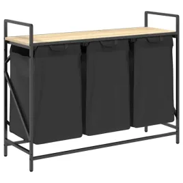 kosz-na-pranie-3-przegrody-z-polka-dab-sonoma