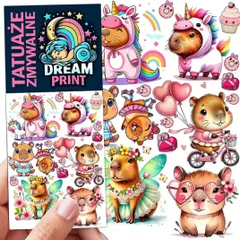 tatuaze-zmywalne-dla-dzieci-dzieciece-kapibara-capybara-wzory-jakosc