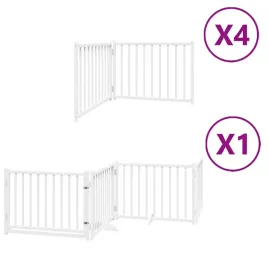 skladana-bramka-dla-psa-z-drzwiami-12-paneli-biala-960-cm