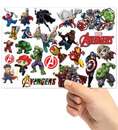tatuaze-zmywalne-wodne-dla-dzieci-dzieciece-avengers-wzory-super-jakosc