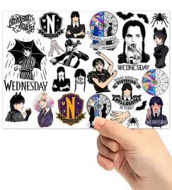 tatuaze-zmywalne-wodne-dla-dzieci-dzieciece-wednesday-wzory-super-jakosc
