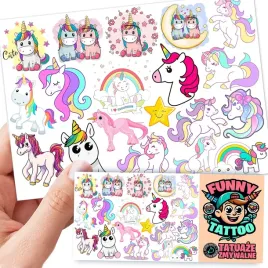 tatuaze-zmywalne-dla-dzieci-dzieciece-jednorozce-unicorn-wzory-jakosc