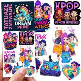 tatuaze-zmywalne-dla-dzieci-dzieciece-kpop-demon-hunters-huntrix-wzory