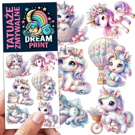 tatuaze-zmywalne-dla-dzieci-dzieciece-jednorozce-unicorn-kon-wzory-jakosc