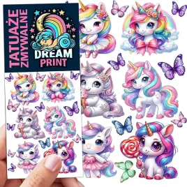 tatuaze-zmywalne-dla-dzieci-dzieciece-jednorozce-unicorn-kon-wzory-jakosc