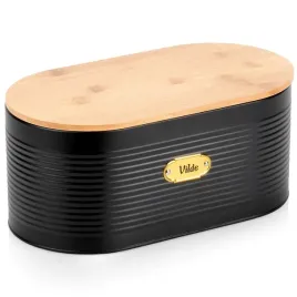 chlebak-metalowy-z-deska-bambusowa-czarny-34x185x15-cm