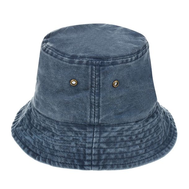 Niebieski kapelusz na ryby spacer grzyby bucket hat modny kap-m5