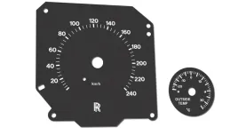 Zdjęcie produktu Rolls Royce Silver Seraph - zamiennik tarcz licznika z MPH na km/h