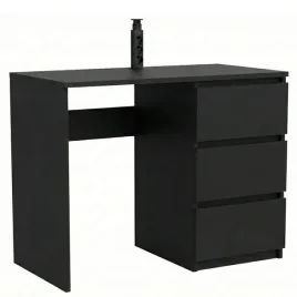 biurko-komputerowe-czarne-90-cm-z-szufladami-pojemne-z-gniazdem-w-blacie