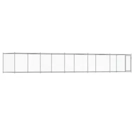 klatka-dla-psa-z-drzwiami-szara-10x2x15-m-stal