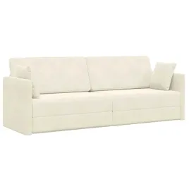 sofa-podlogowa-z-funkcja-spania-kremowy-213-x-70-x-77-cm