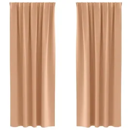 stylowe-zaslony-blackout-z-poliestru-jasny-braz-225-x-140-cm