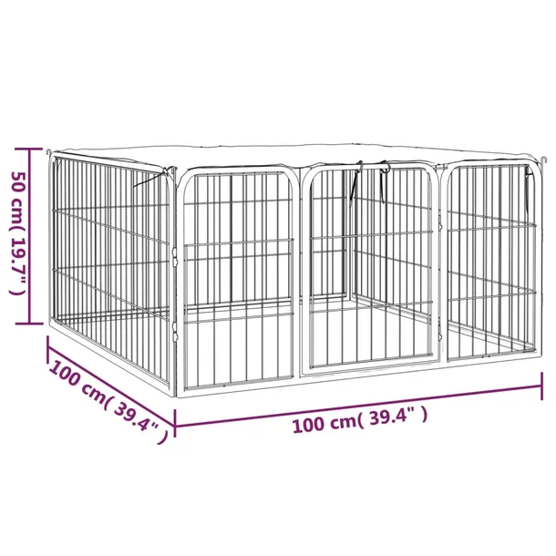 kojec-dla-psa-100x100x50-czarny-wysokosc-50-cm