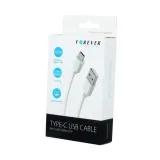 kabel-bialy-usb-ladowarka-forever-usb-c-10-m-2a