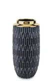 wazon-ceramiczny-ozdobny-czarny-zloty-25x12x12