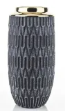 wazon-ceramiczny-ozdobny-czarny-zloty-25x12x12-material-ceramika