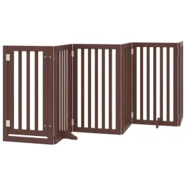 skladana-bramka-dla-psa-z-drzwiami-6-paneli-braz-300-cm