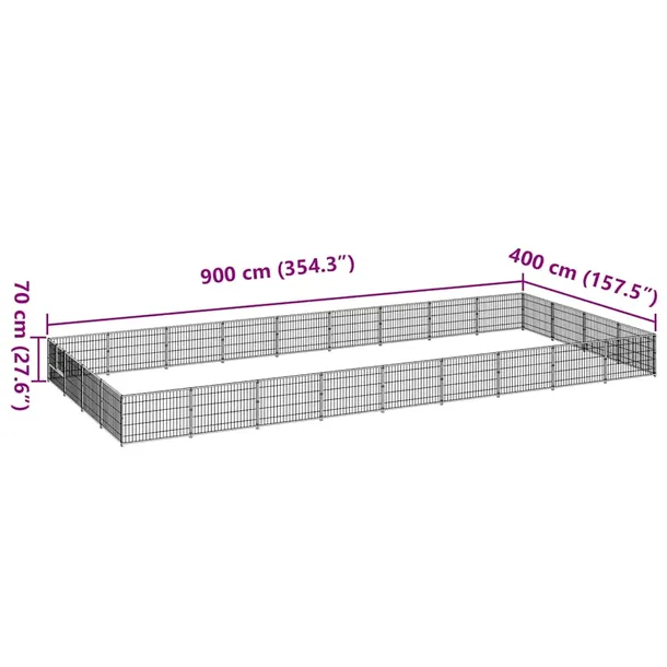 kojec-dla-psa-czarny-36-m-stalowy-material-wykonania-metal