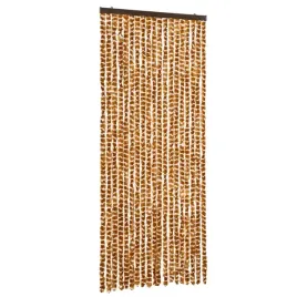 zaslona-przeciwko-owadom-ochra-i-biel-56x200-cm-szenilowa