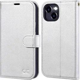 ocase-etui-skorzane-z-klapka-do-iphone-15-portfel-rfid-karty-srebne
