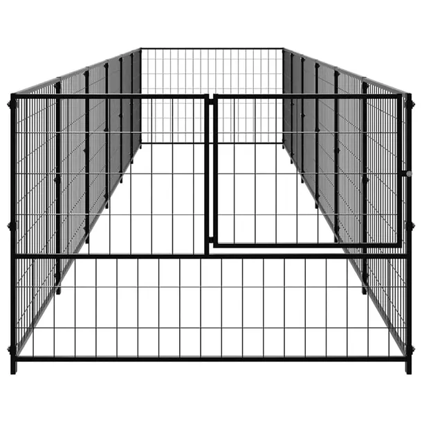 kojec-dla-psa-czarny-6-m-stalowy-dlugosc-600-cm