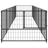kojec-dla-psa-czarny-6-m-stalowy-dlugosc-600-cm