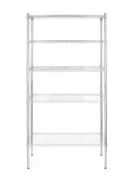 regal-z-5-polkami-hendi-chromowany-chromowany-910x455x-h-1830mm