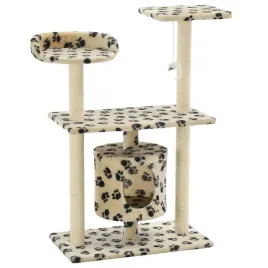 drapak-ze-sizalowymi-slupkami-95-cm-bezowy-w-kocie-lapki
