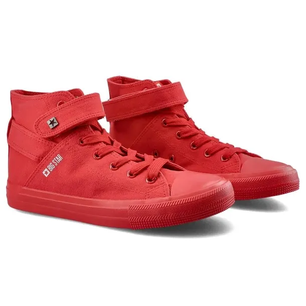 trampki-big-star-ff274580-czerwony-wzor-dominujacy-bez-wzoru