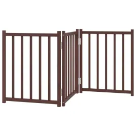 skladana-bramka-dla-psa-3-panele-brazowy-dab-150-cm-drewno