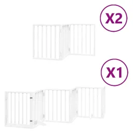 skladana-bramka-dla-psa-z-drzwiami-12-paneli-biala-600-cm
