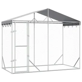 kojec-dla-psa-z-dachem-srebrny-3x15x25-m-stal