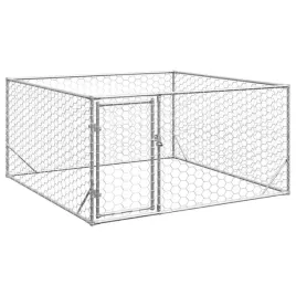 zewnetrzna-buda-dla-psa-z-drzwiami-2x2x1-m-ocynkowana-stal