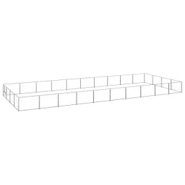 kojec-dla-psow-xl-srebrny-stalowy-100x40x70cm