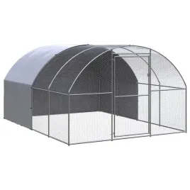 klatka-ogrodowa-dla-drobiu-stal-galwanizowana-3x4x2m-srebrna
