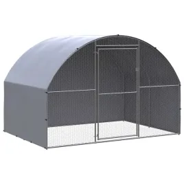 kurnik-zewnetrzny-z-ocynkowanej-stali-3x2x2m-srebrny-wodoodporny-dach